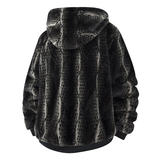 Herren Fleece Jacke mit Kapuze Shop Nory