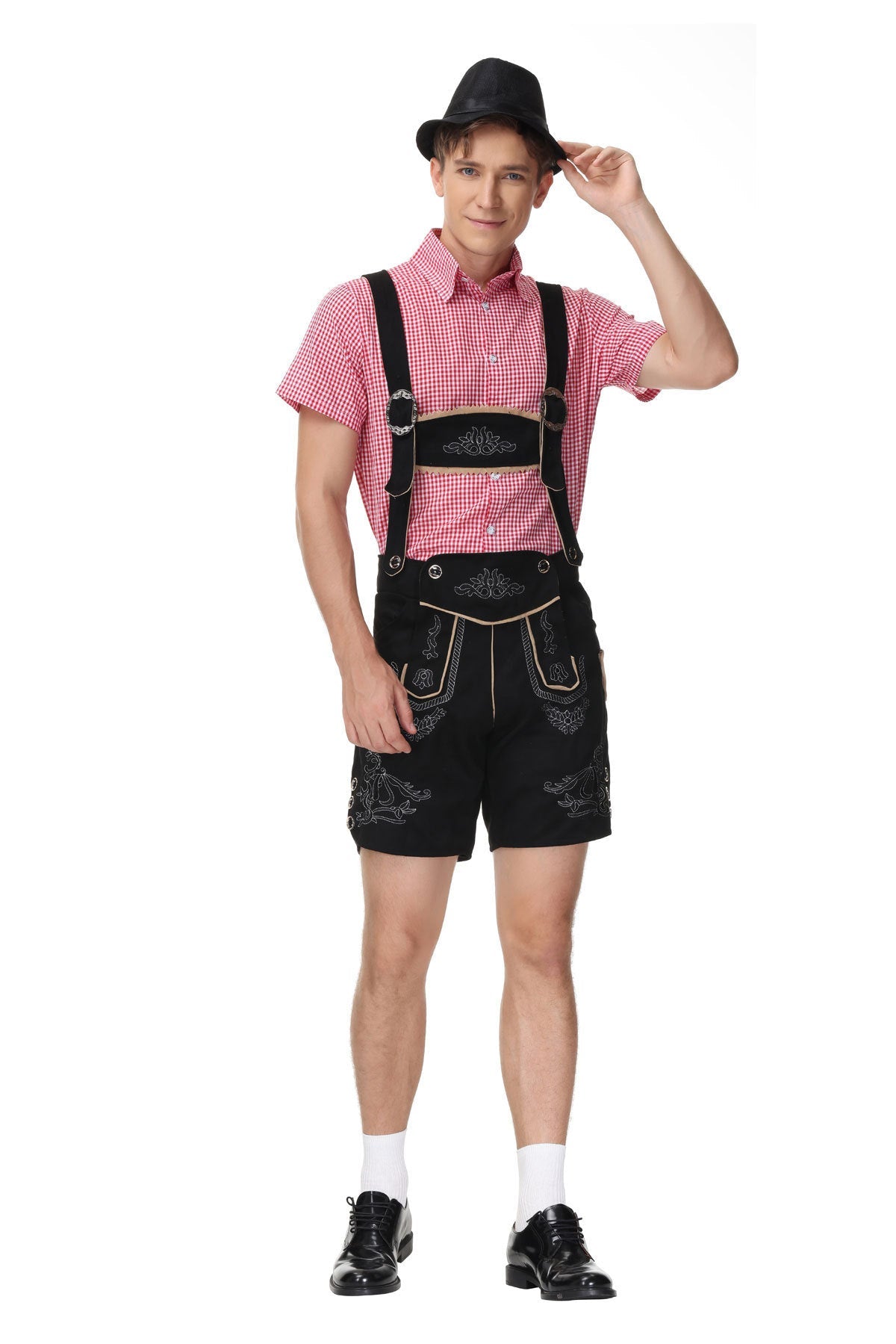 Herren Stilvolles Trachten-Outfit mit aufwändigen Stickereien und modernen Akzenten