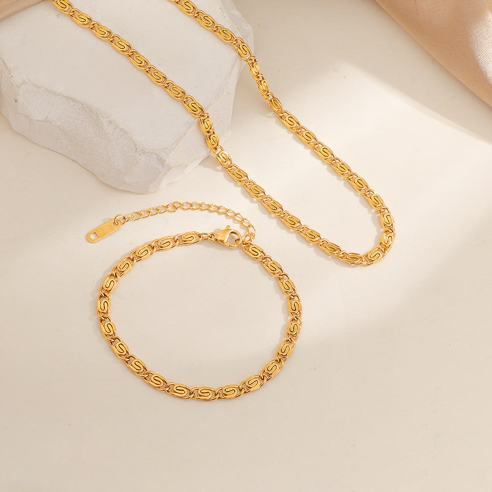 Damen Luxuriöse Gliederkette Armband Shop Nory