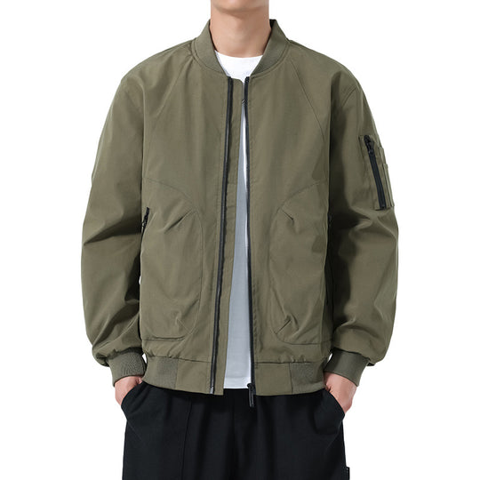 Herren Leichte Bomberjacke im Utility‑Style mit Ärmeltasche und Rippenbündchen Shop Nory
