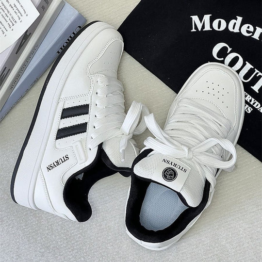Damen modische Sneakers mit atmungsaktiven Mesh-Einsätzen und rutschfester Sohle