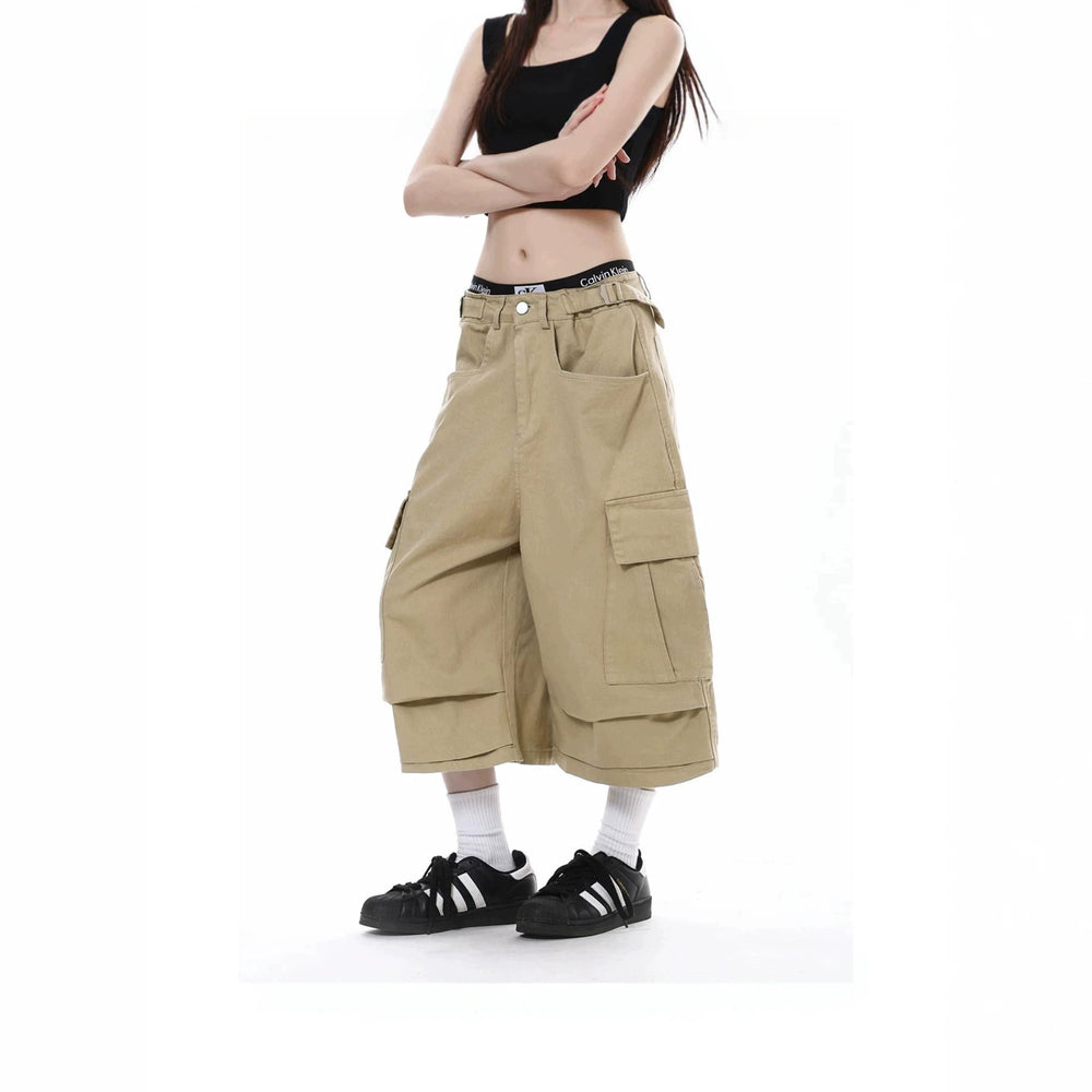 Damen Trendige Cargo-Shorts Shop Nory