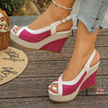 Damen Wedge Sandalen