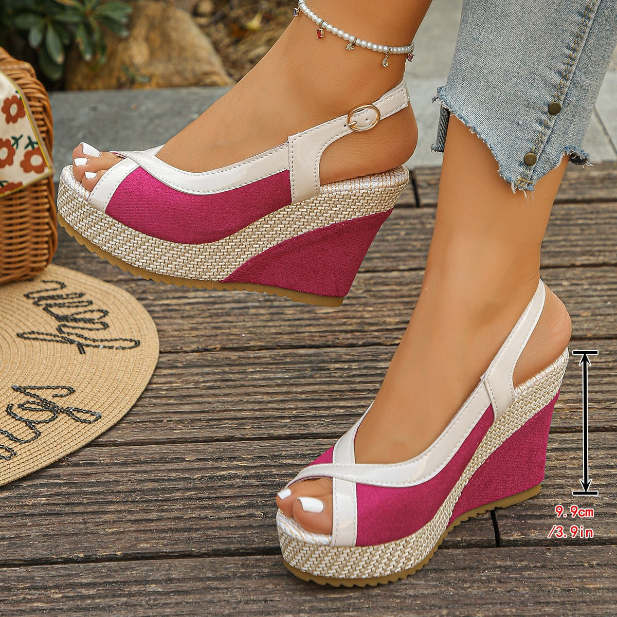 Damen Wedge Sandalen