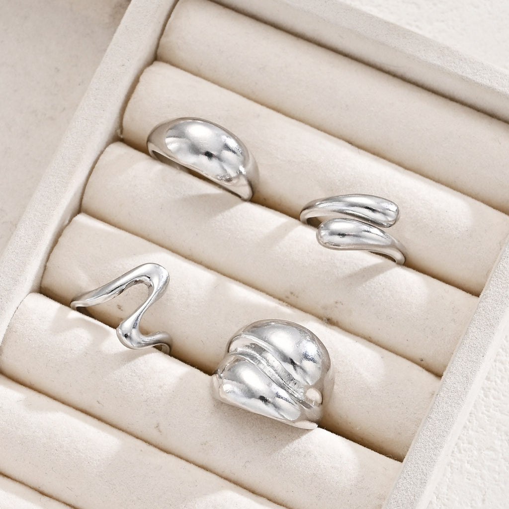 Damen Ring-Set aus geschwungenen und eleganten Designs Shop Nory