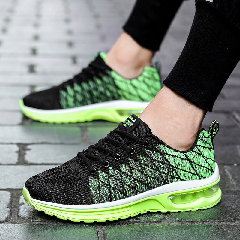 Damen Sportliche Lauf-Sneaker mit atmungsaktiver Mesh-Oberfläche und dämpfender Sohle Shopnory