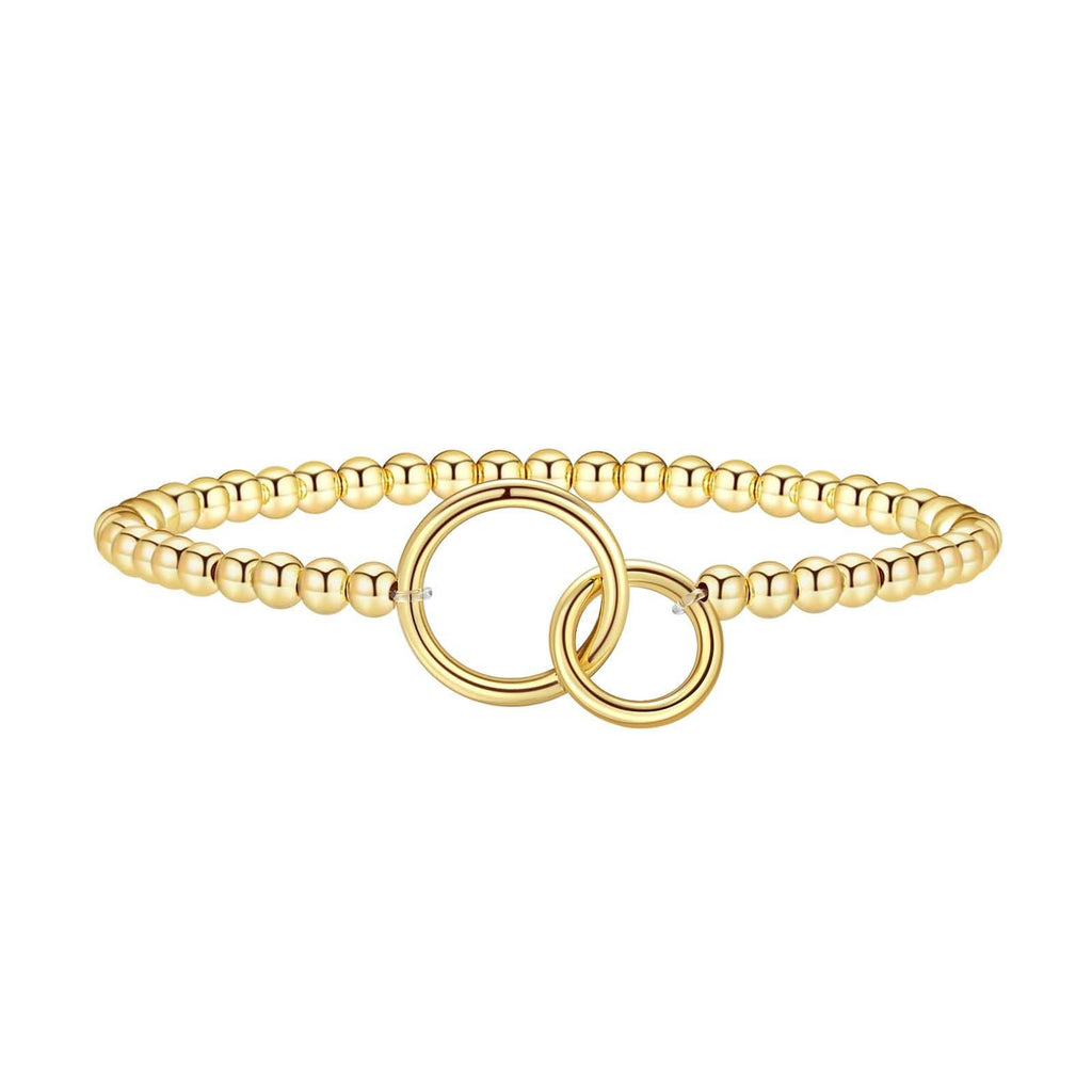 Damen Armband mit zeitloser Herz- und Perlenstruktur Shop Nory