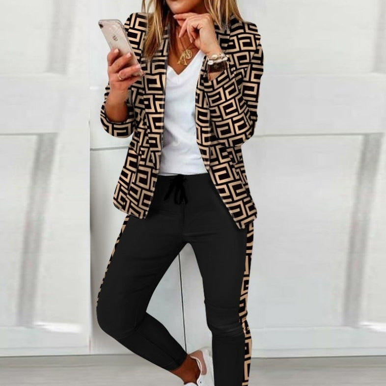 Damen Karierte Slim-Fit Jogginghose mit Tunnelzug und Knöchellangem Schnitt Shop Nory