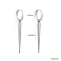 Damen Hängende Ohrstecker mit eleganten, spitzen Metallanhängern Shop Nory