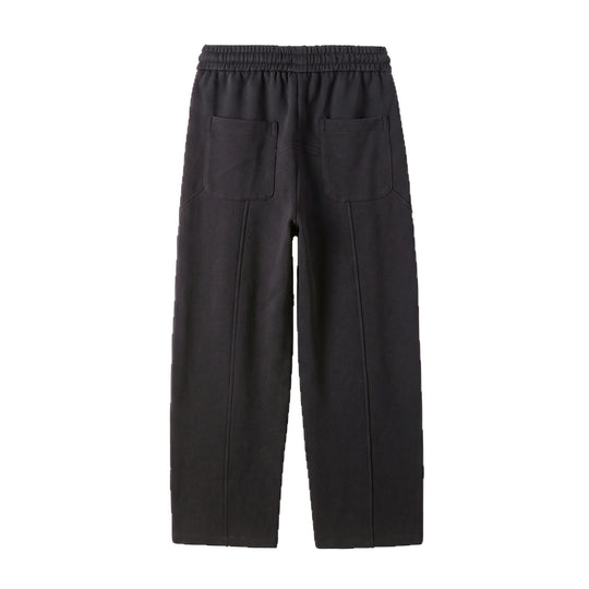 Herren Locker geschnittene Jogginghose mit Tunnelzug, Zierrnähten und Eingrifftaschen Shop Nory