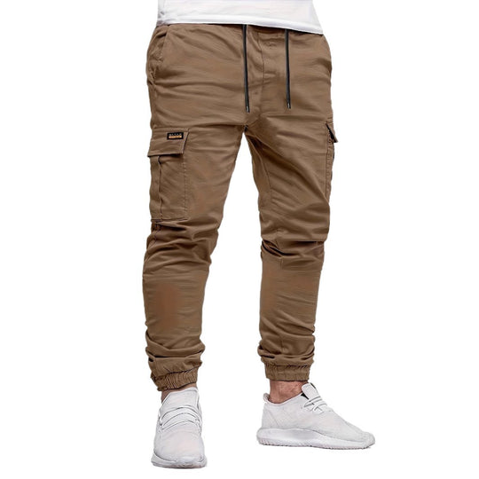 Herren Slim‑Tapered Utility‑Cargohose im Joggerstil mit Klapp- und Reißverschlusstaschen Shop Nory