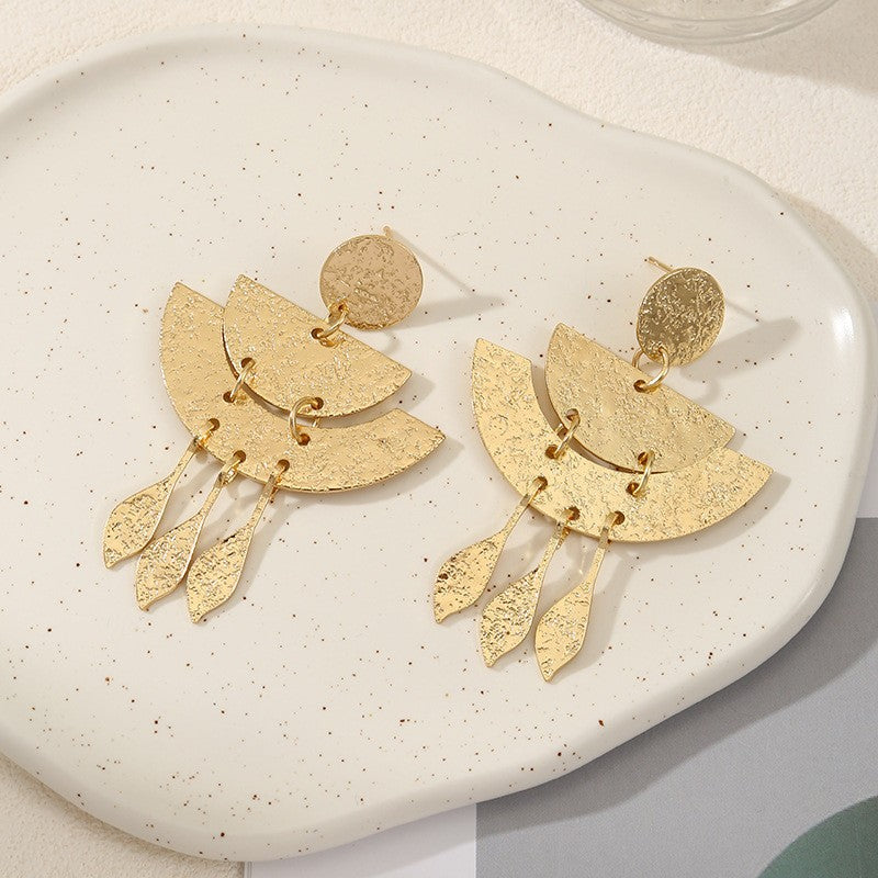 Damen Ohrringe im künstlerischen, geometrischen Design Shop Nory