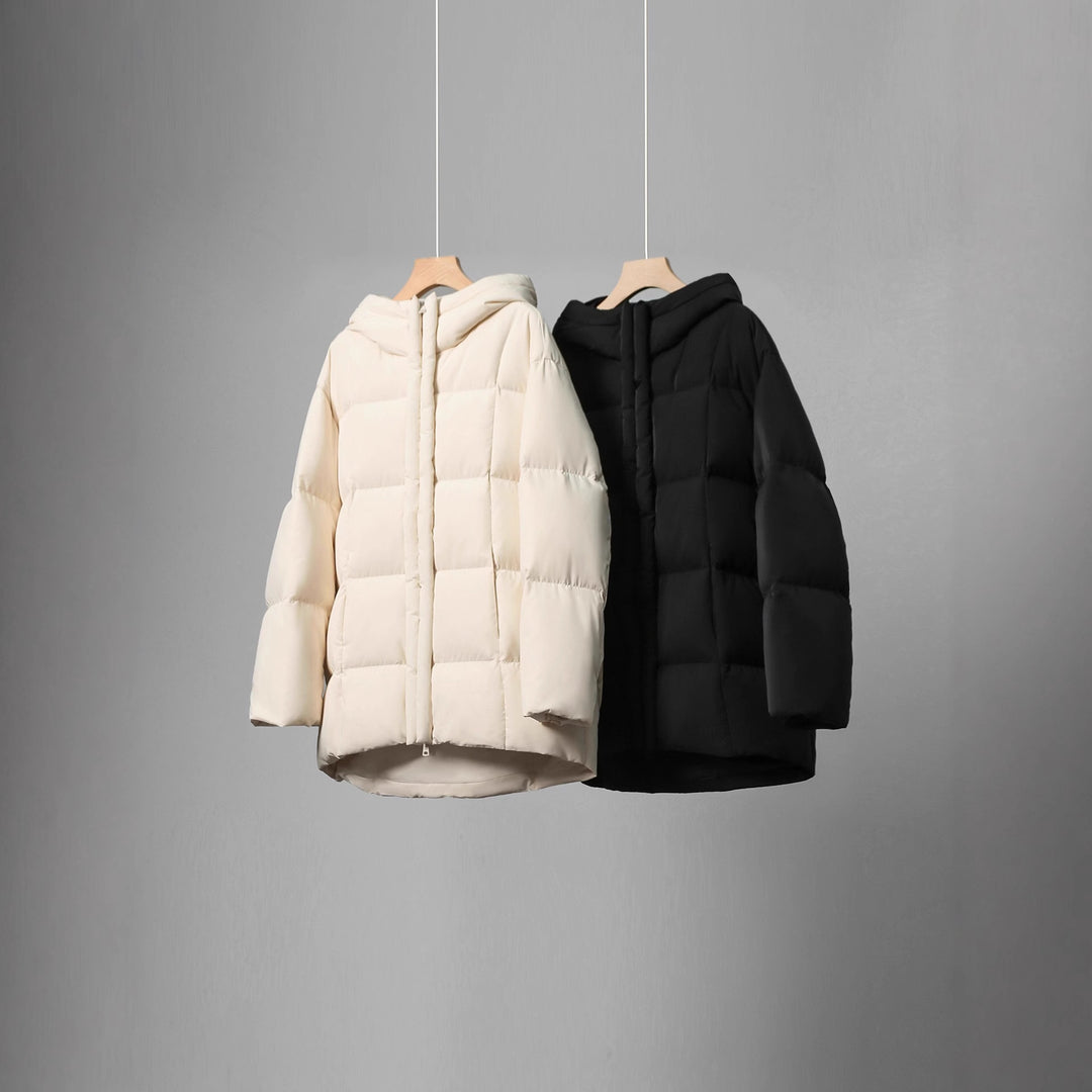 Damen Modische lange Daunenjacke Shop Nory