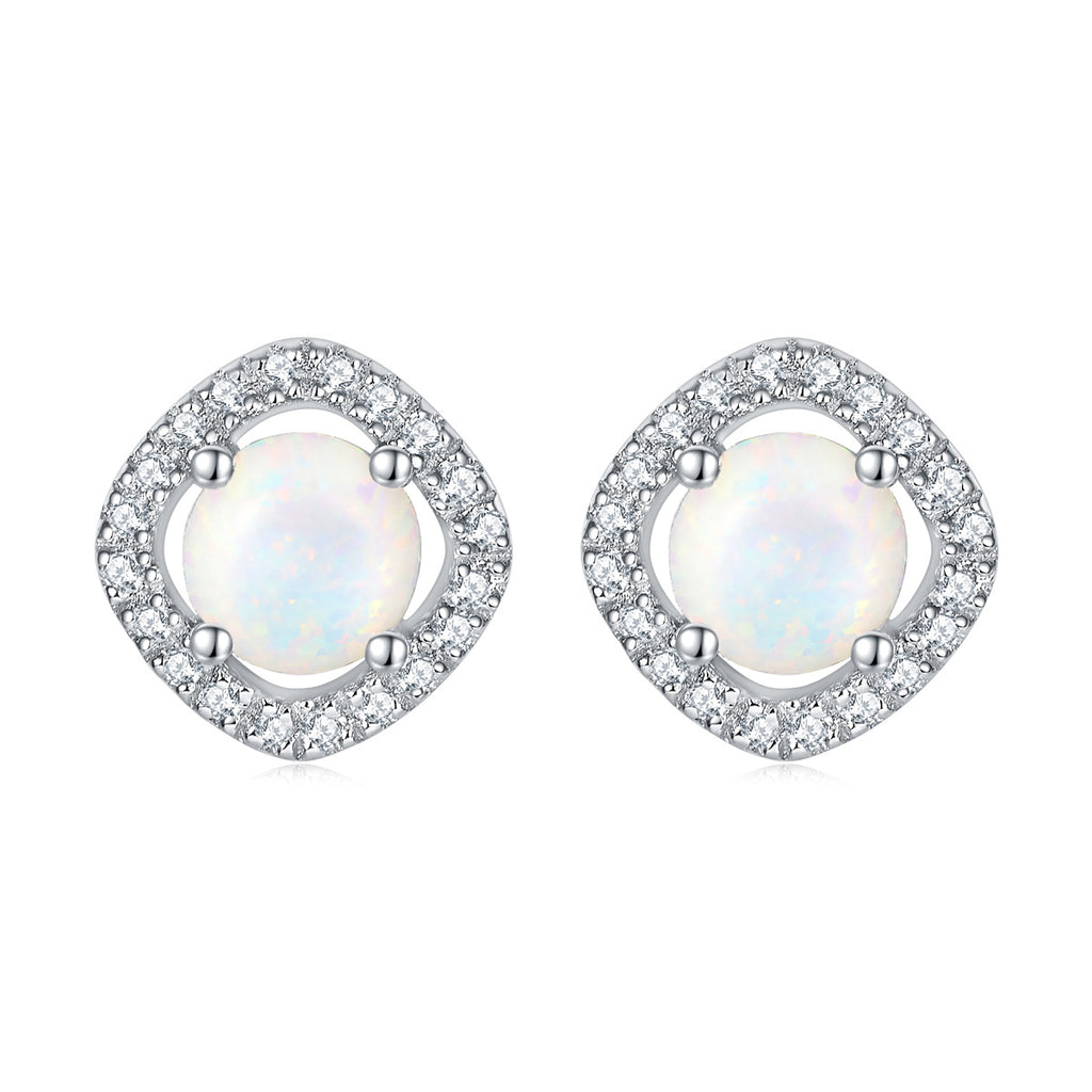 Damen Verlobungsring mit elegantem quadratischem Edelstein und funkelnden Zirkonia Shop Nory