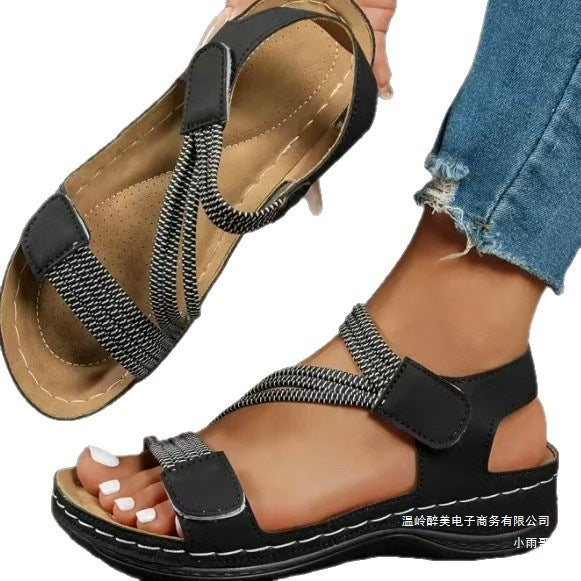 Damen orthopädische Sommer-Sandalen mit verstellbarem Riemendesign und komfortablem Fußbett ShopNory