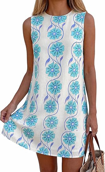 Damen Sommerkleid im Vintage-Stil mit Blütenmuster Shopnory