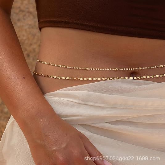 Damen Fußkettchen mit elegantem Mehrstrang-Design Shop Nory