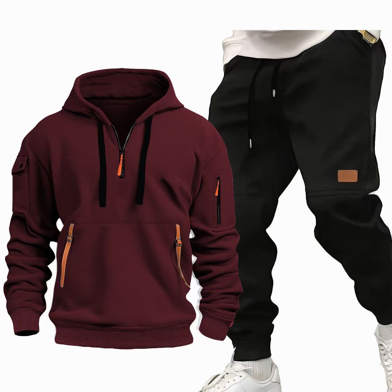 Herren Funktions-Hoodie und Jogginghose Set