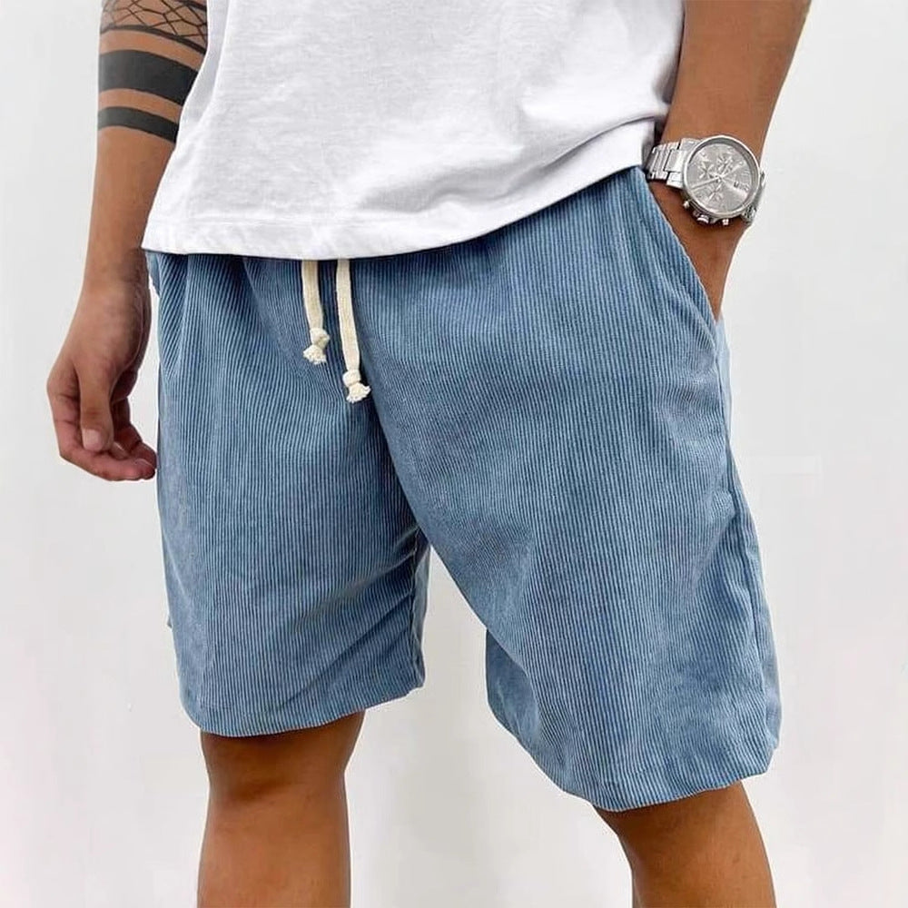 ShopNory | Herren Casual Kordelzug Cord Shorts