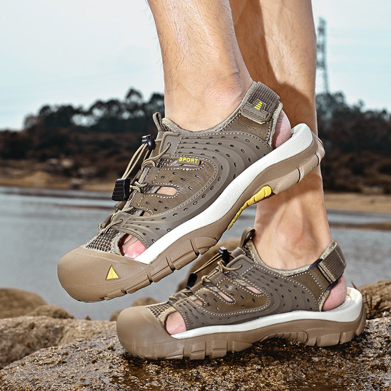 Herren Wassersport-Schuhe mit rutschfester Sohle und atmungsaktivem Obermaterial
