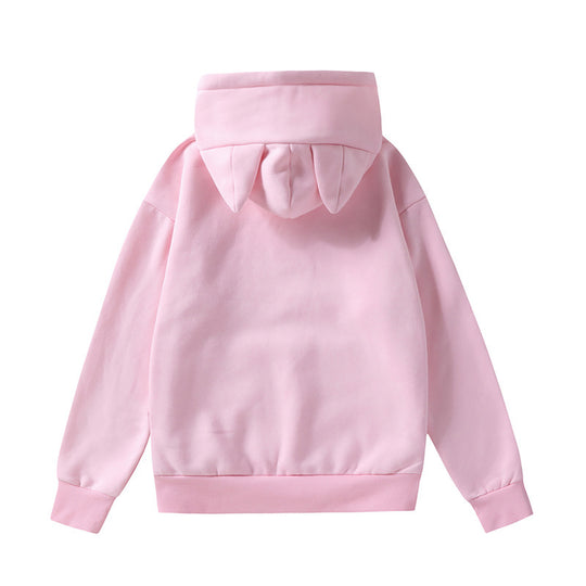 Damen Kapuzenpullover mit Katzenohren oversized Sweatshirt mit Kängurutasche und Kordelzug Shop Nory