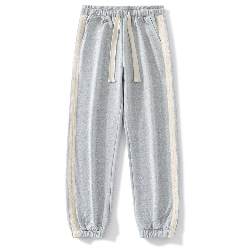 Herren Entspannte Jogginghose mit Seitensaum‑Kontraststreifen, elastischem Bund & Kordelzug Shop Nory