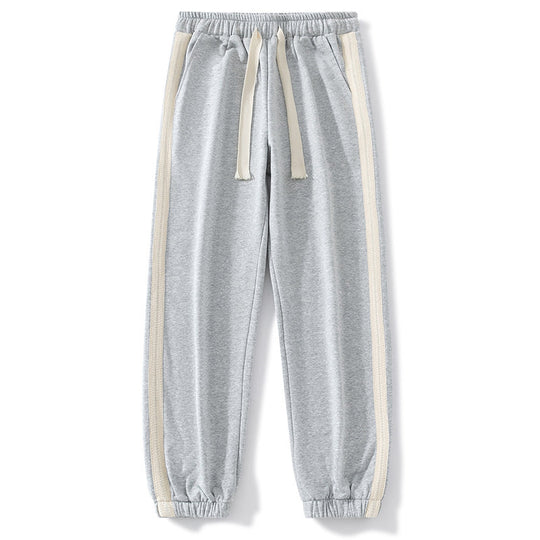 Herren Entspannte Jogginghose mit Seitensaum‑Kontraststreifen, elastischem Bund & Kordelzug Shop Nory