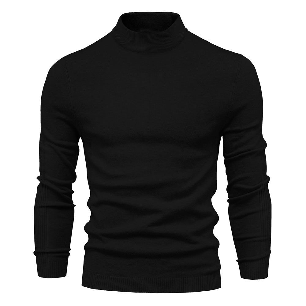 Herren stilvoller Rollkragenpullover aus weicher Merinowolle ShopNory