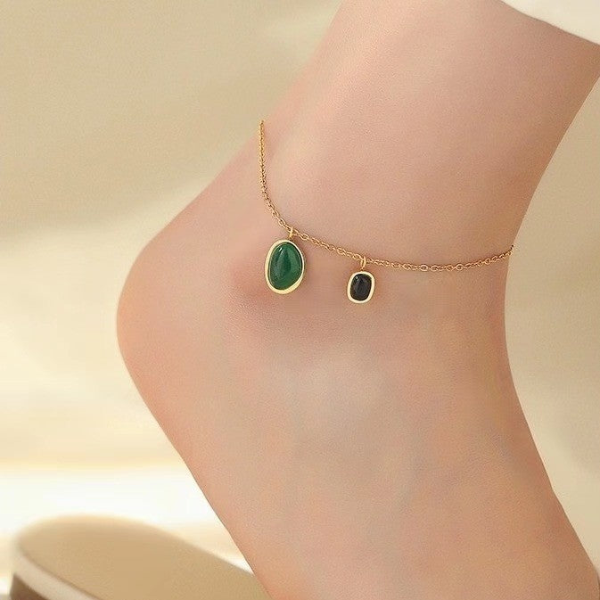 Damen Dual Pendant Statement Halskette Shop Nory