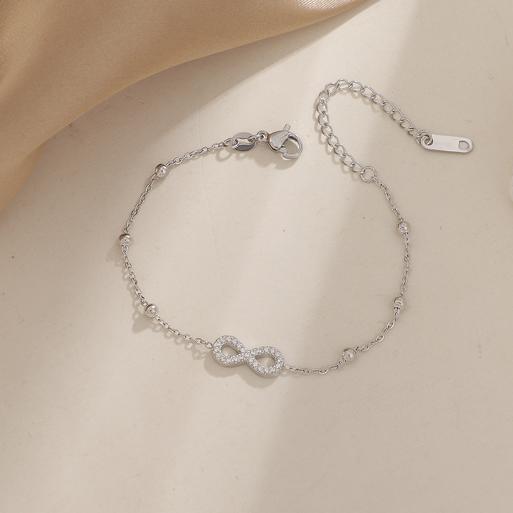 Damen Elegante Unendlichkeit Charm-Armband Shop Nory