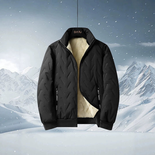Herren dreiteiliges Thermo-Fleecegefüttertes Freizeit- und Outdoor-Set mit gesteppter Jacke Weste und Jogginghose Shop Nory