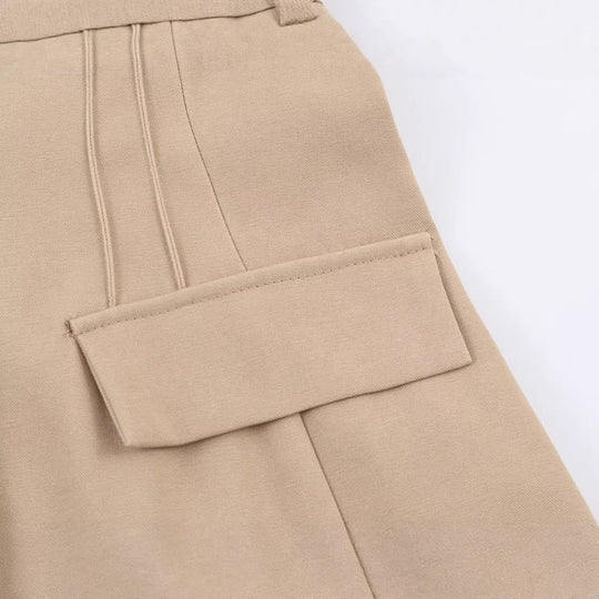Damen taillierter Longline-Blazer mit Wiener Nähten und Pattentaschen Shop Nory