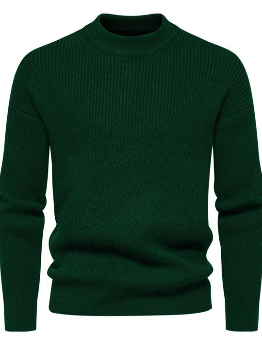 Herren Feinstrickpullover mit modernem Rippenmuster und hochwertiger Verarbeitung Shopnory