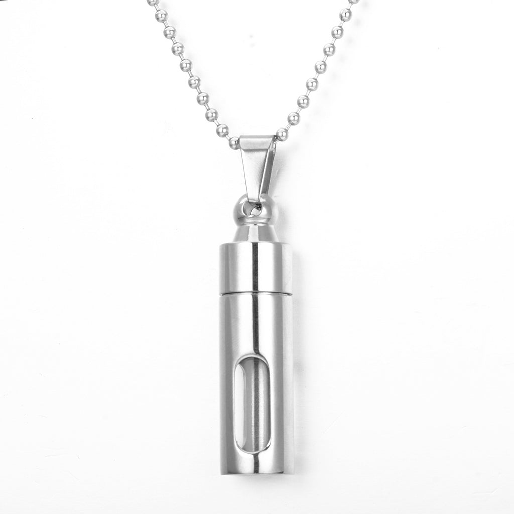 Damen eleganter Medaillon-Anhänger mit hochwertigem Verschluss und sichtbarem Innenraum Shop Nory