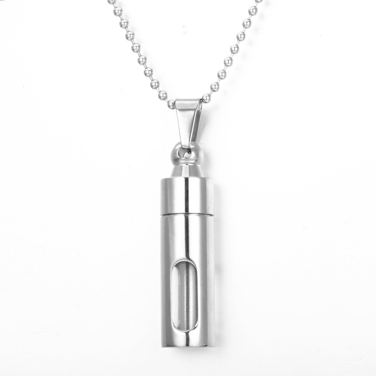 Damen eleganter Medaillon-Anhänger mit hochwertigem Verschluss und sichtbarem Innenraum Shop Nory