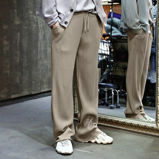 Herren Gerippte weite Freizeithose mit Kordelzug Shop Nory