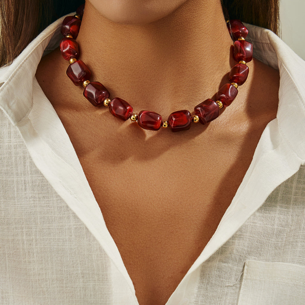 Damen Chunky Halskette aus hochwertigem Kaschmir Shop Nory