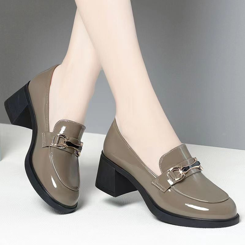 Damen Elegante und bequeme Pumps mit modischem Schnallen-Design