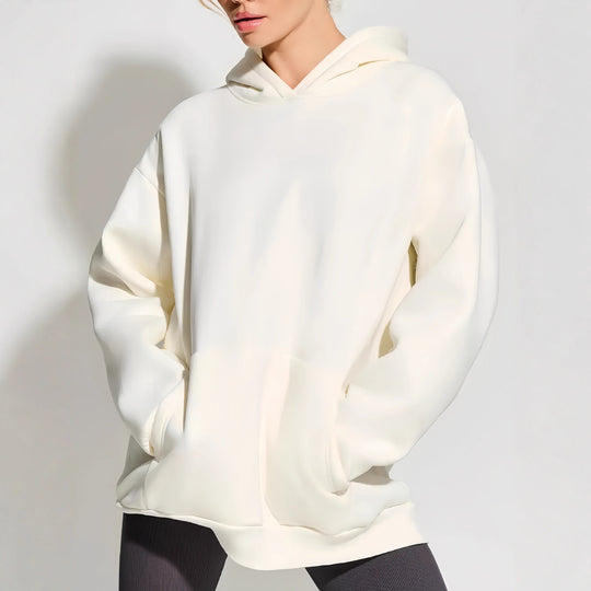 Damen Sportlicher Kapuzenpullover