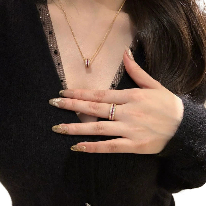 Damen Schmuckring Set mit funkelnden Zirkonia in verschiedenen Designs Shop Nory