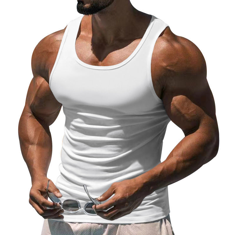 Herren Atmungsaktives Sport-Tanktop mit körperbetontem Schnitt