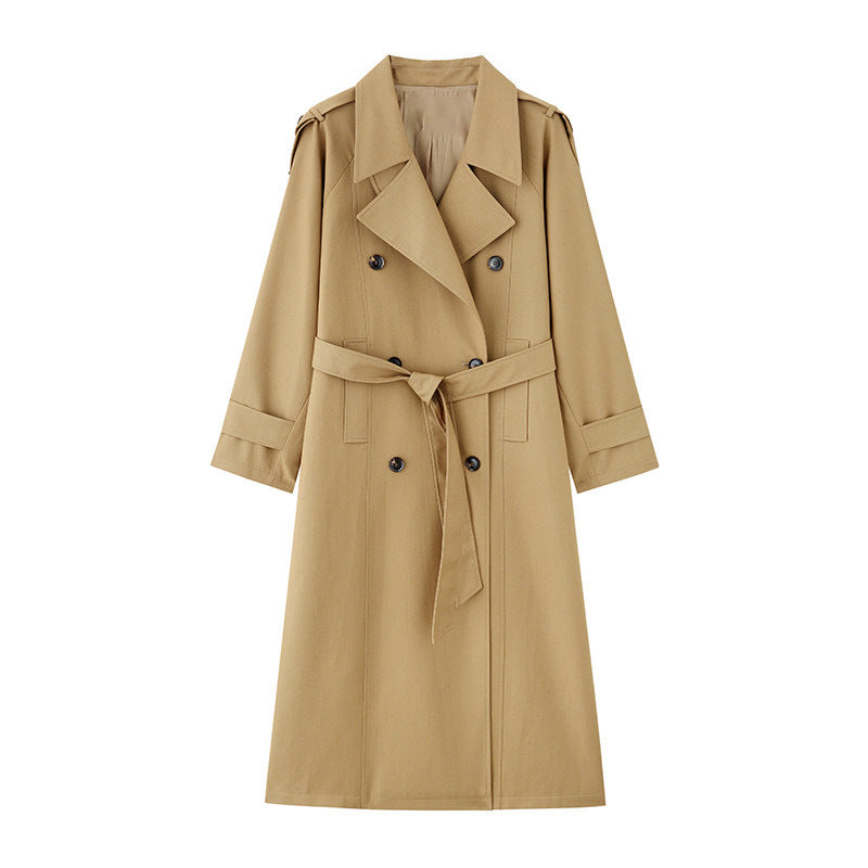 Damen Eleganter Trenchcoat mit Taillengürtel Shop Nory
