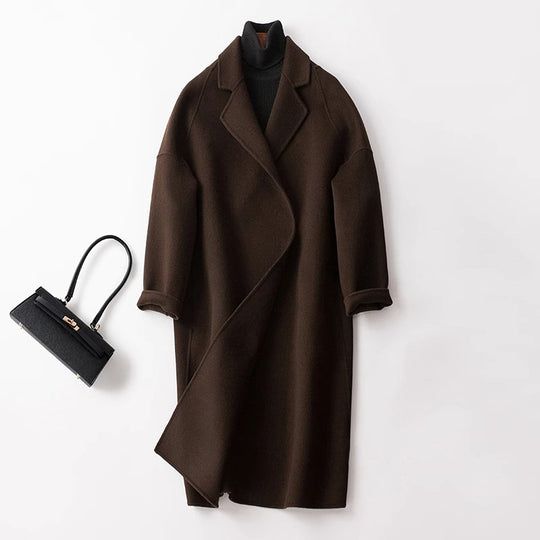 Damen Modischer Wickelmantel Shop Nory