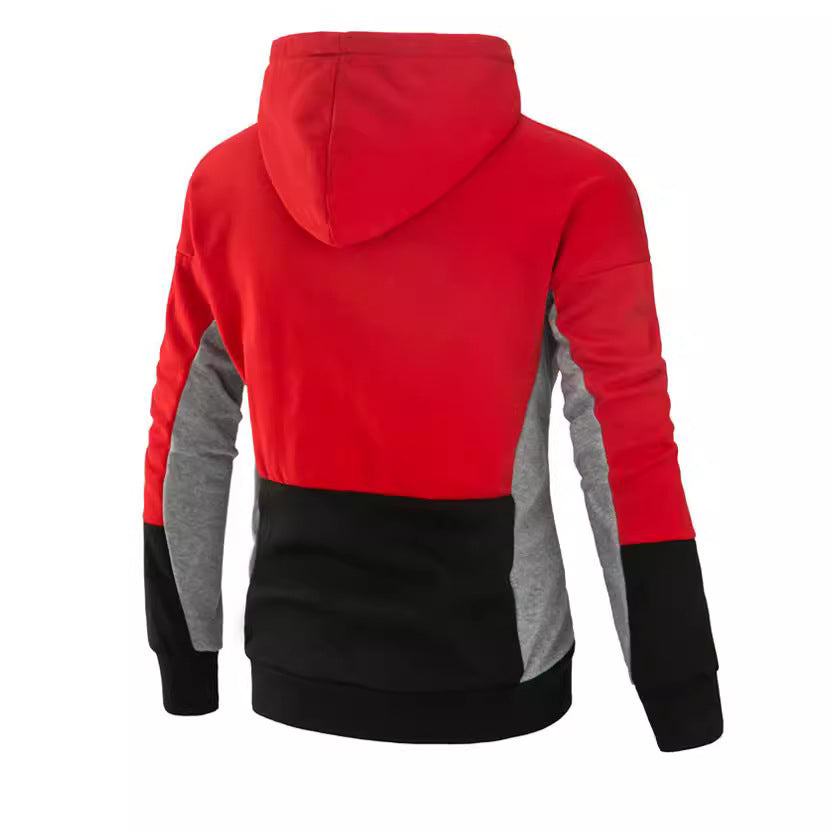 Herren Kapuzenpullover mit stylischem Farbblockdesign Shopnory
