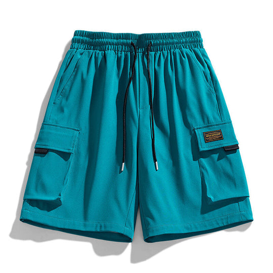 Herren Cargo-Shorts mit elastischem Bund und praktischen Taschen