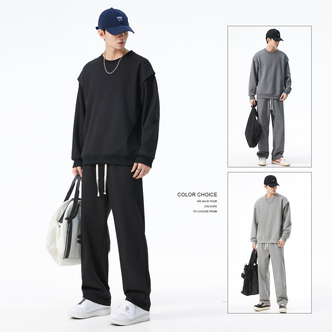 Damen Stylisches Sweatshirt und Sporthose Set Shop Nory