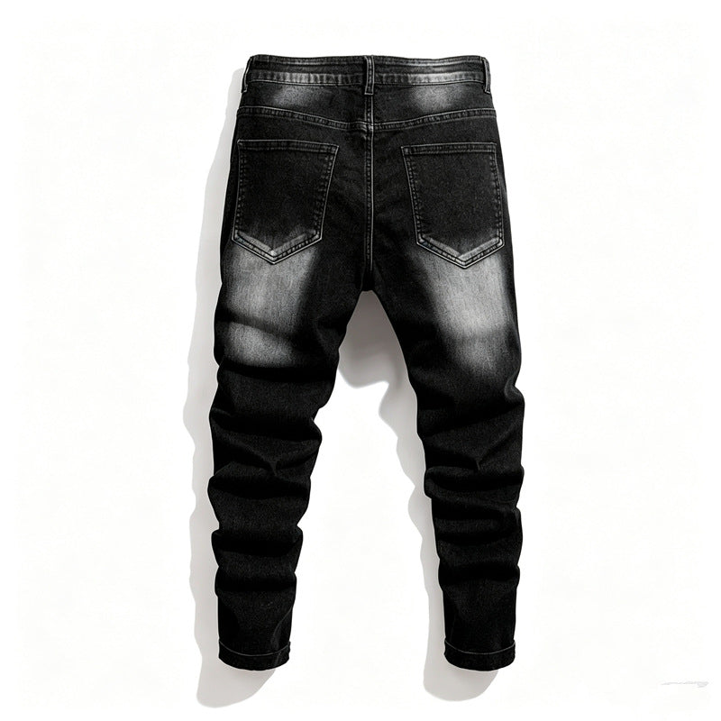 Herren Modische Ripped Jeanshose Shop Nory