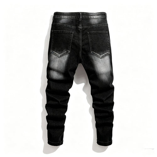 Herren Modische Ripped Jeanshose Shop Nory