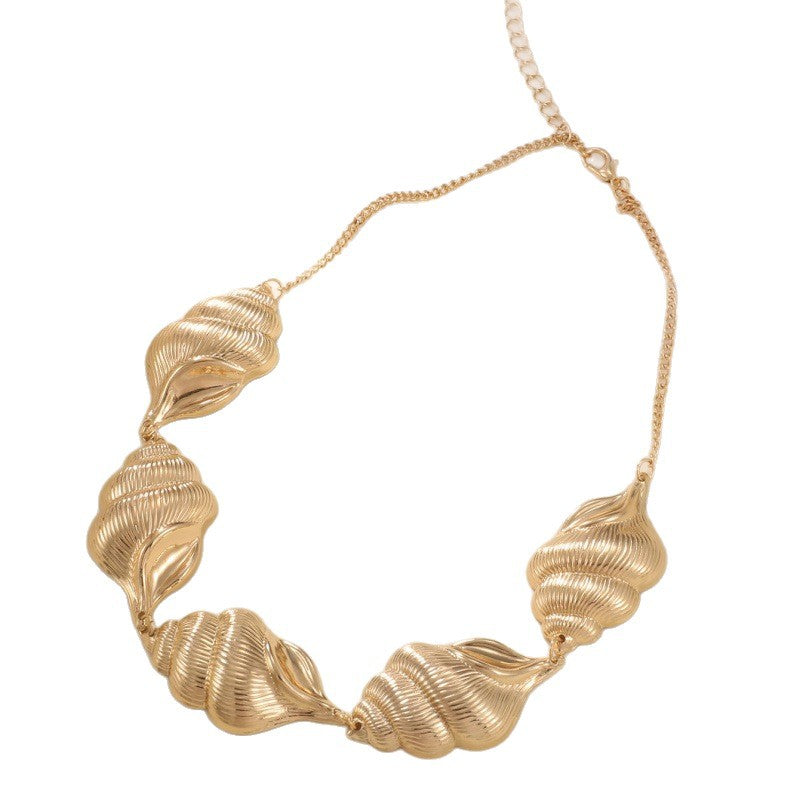 Damen Schmuckset mit kunstvollem Muschel-Design Shop Nory