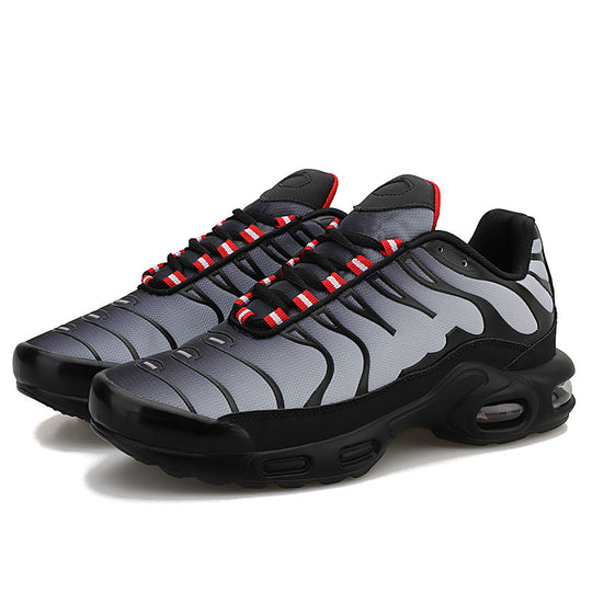 Herren Atmungsaktive Laufschuhe mit Luftkissen-Dämpfung und futuristischem Wellen-Design Shopy Nory